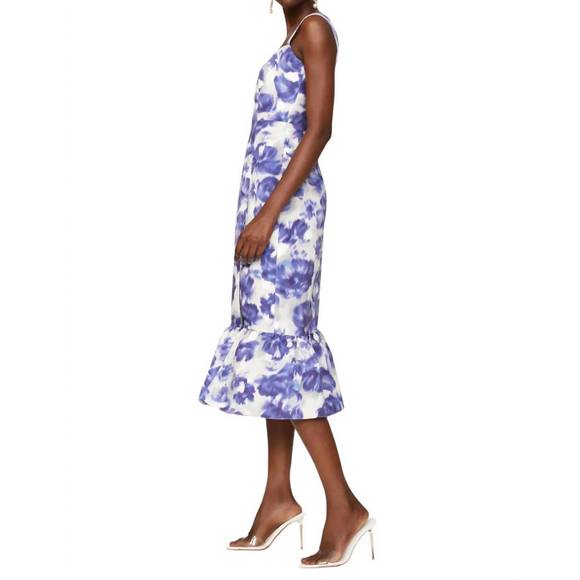 NEW SACHIN & BABI laura dress in azure watercolor floral - Picture 2 of 4